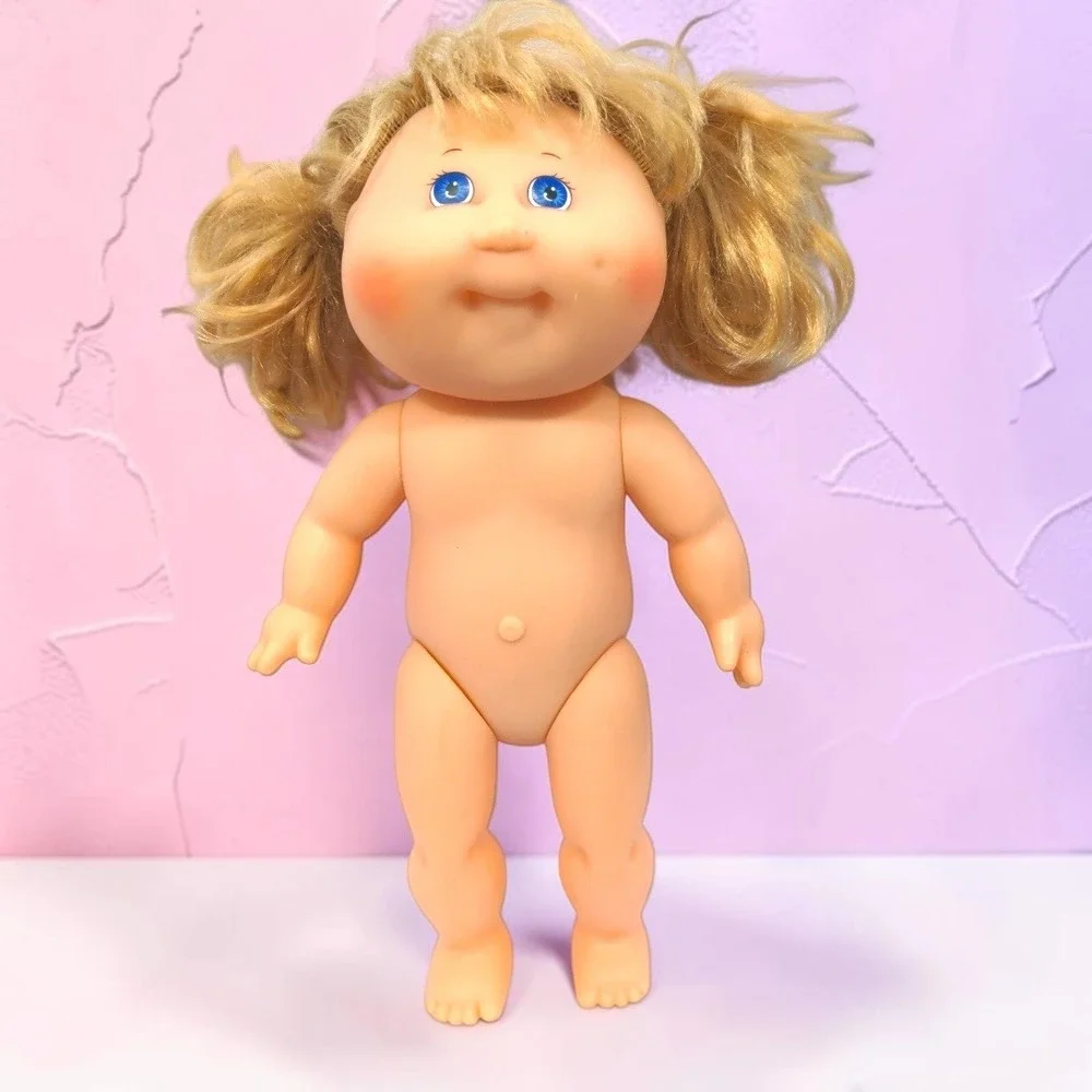 VTG 80's Hasbro Cabbage Patch Kids Splash N Tan Doll Blonde Blue Eyes 14